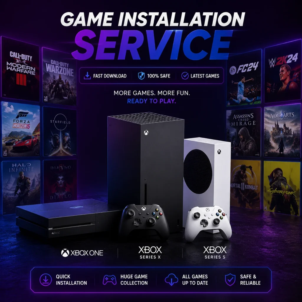 نصب بازی xbox